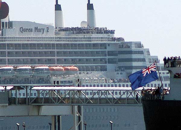 Queen Mary and Queen Mary 2, Long Beach