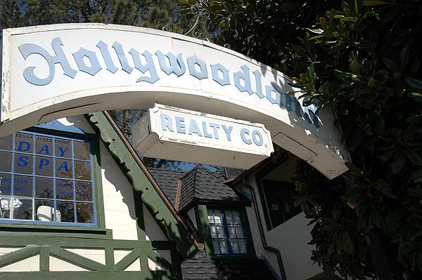 Hollywoodland Real Estate office (and Day Spa) 