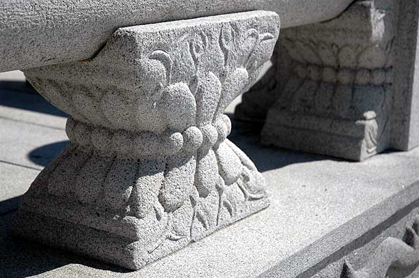 Stonework, Korean Bell Pavilion, San Pedro