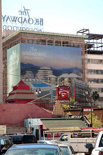 Construction near The Capitol Records Building 