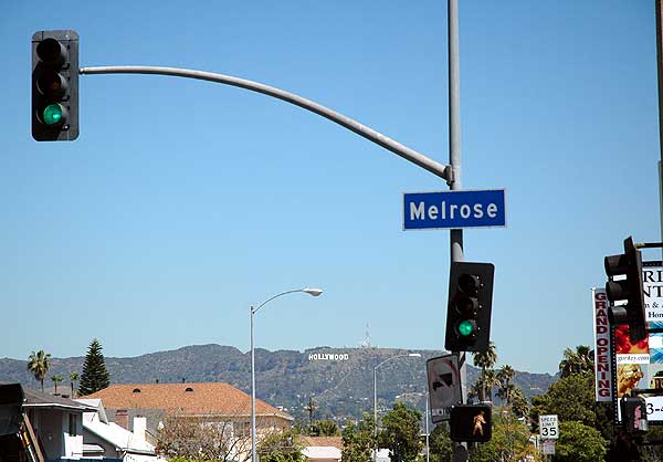 View, Edmon Stone Galleries, Melrose Avenue 