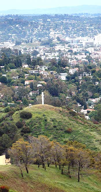 Cross at Cahuenga Boulevard, at the Hollywood Bowl