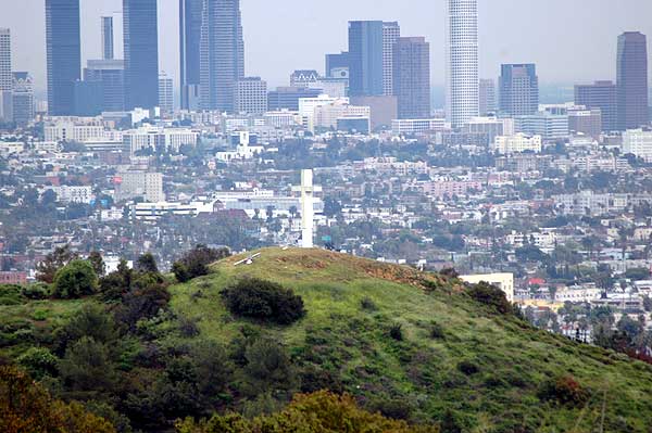 Cross at Cahuenga Boulevard, at the Hollywood Bowl