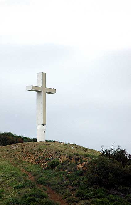 Cross at Cahuenga Boulevard, at the Hollywood Bowl