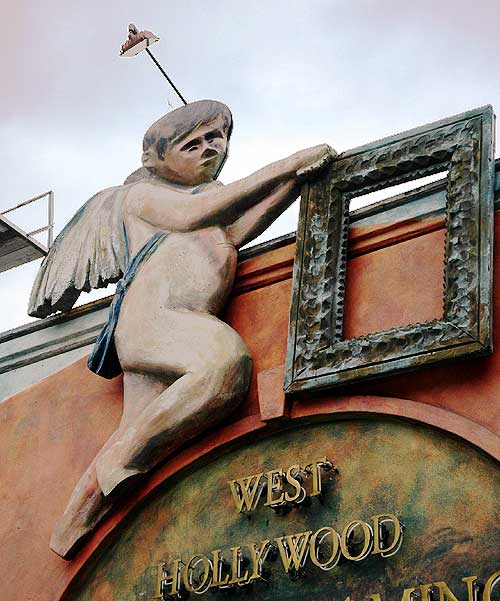 The angel on Sunset Strip, West Hollywood