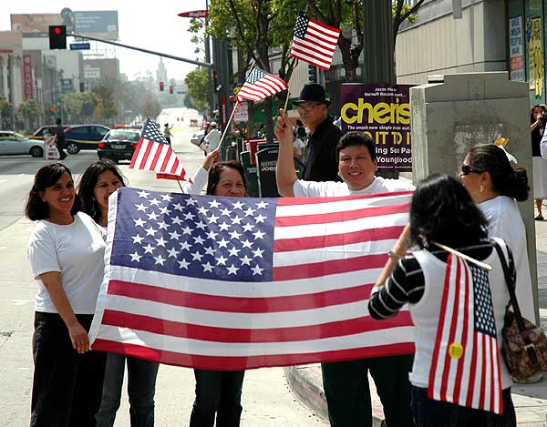 May Day 2006, Wilshire Blvd, Los Angeles