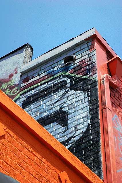 Walls on Melrose Avenue at Poinsettia, Los Angeles