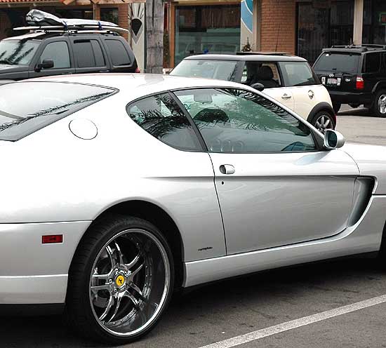 Ferrari 456M parked in Malibu 