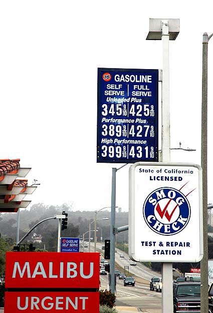 GAs prices, PCH in Mailbu, 18 May 2006