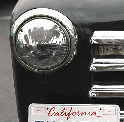 Old Chevy truck, parked in Marina del Rey