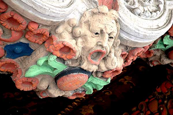 El Capitan theater on Hollywood Boulevard - detail