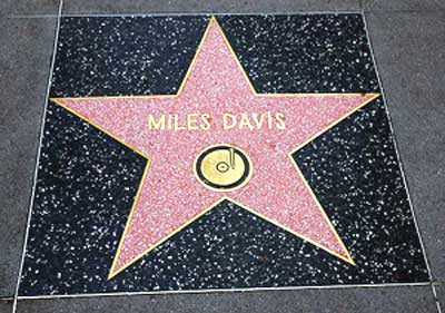 Miles Davis star, Hollywood Walk of Fame