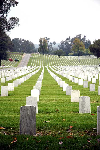 Veterans Memorial Park in Westwood, Los Angeles