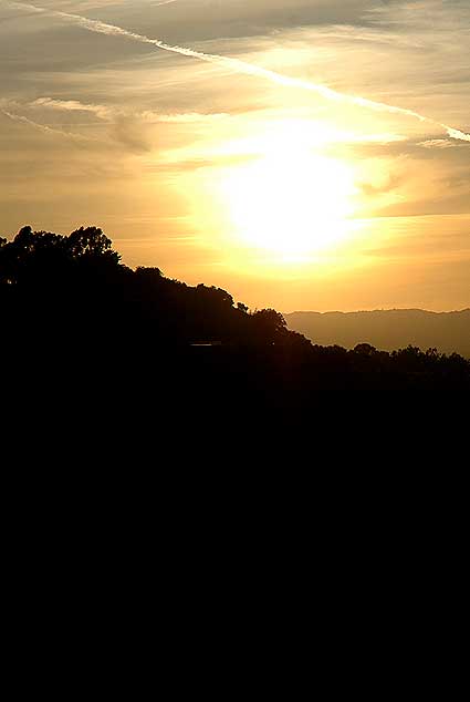 Mulholland Drive sunset...