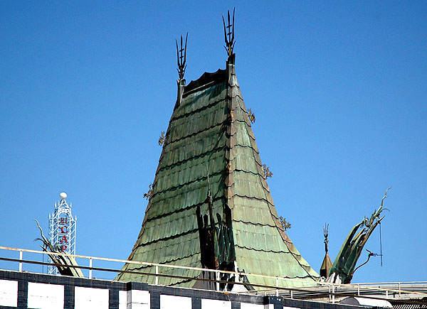 Grauman's Chinese Theater. roof detail...