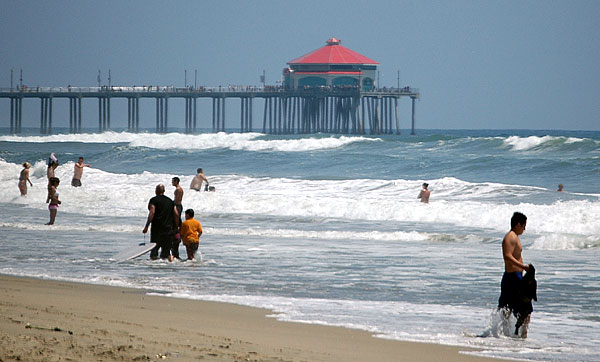 Huntington Beach pier...