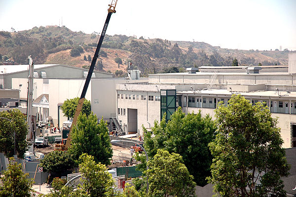 The working end of Culver Studios -