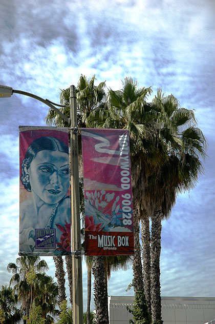 Delores Del Rio at the Hollywood post office ...