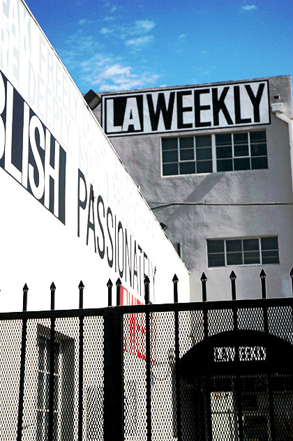 LA Weekly offices, Sunset Boulevard, Hollywood