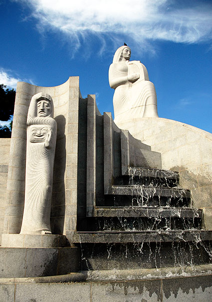 The George Stanley Fountain at the Hollywood Bowl