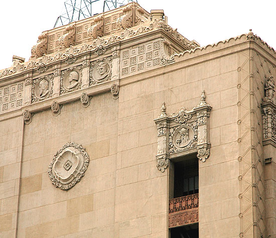 The restored El Capitan Theater, Hollywood