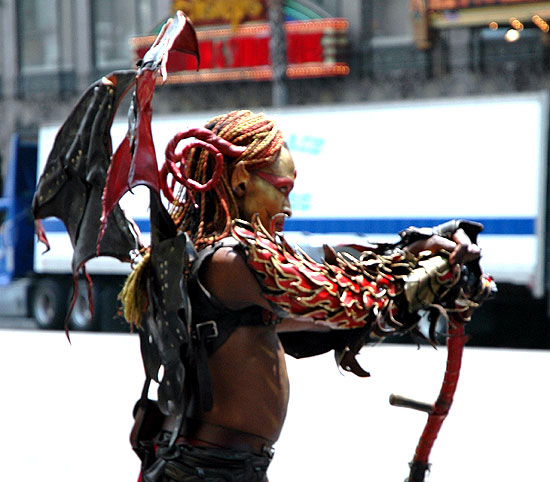 Hollywood Boulevard gargoyle -