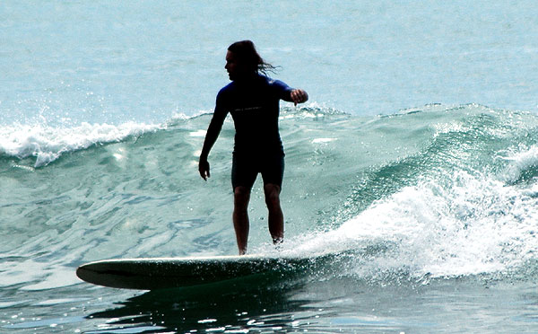 Surfrider Beach on the north side of Malibu Pier