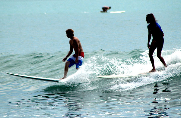 Surfrider Beach on the north side of Malibu Pier