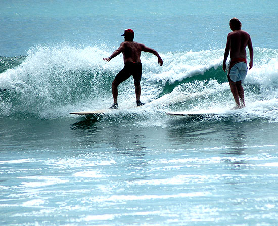 Surfrider Beach on the north side of Malibu Pier