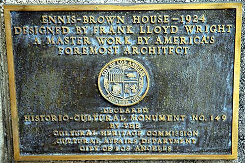 Ennis House - Frank Lloyd Wright - 12/18/05