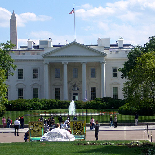 White House protestors...