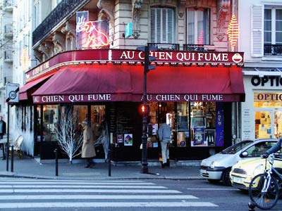 "At the Smoking Dog" - Paris - December 2005