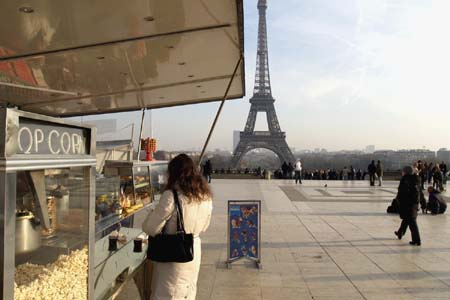 Eiffel Tower with Popcorn -15 January 2006 