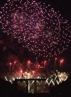 Bastille Day Fireworks, Paris 2006