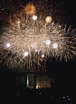 Bastille Day Fireworks, Paris 2006