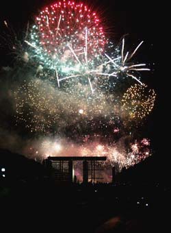 Bastille Day Fireworks, Paris 2006