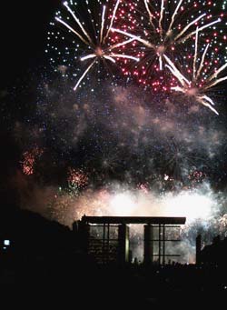 Bastille Day Fireworks, Paris 2006