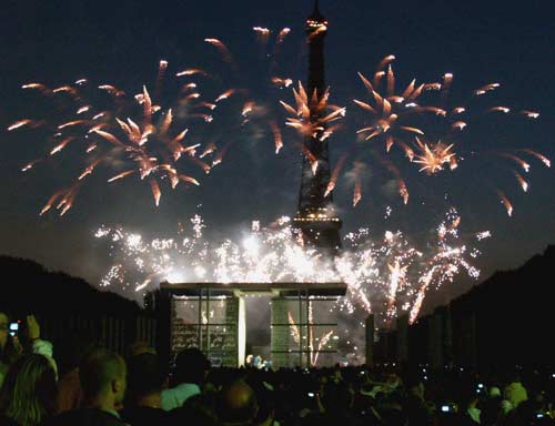 Bastille Day Fireworks, Paris 2006