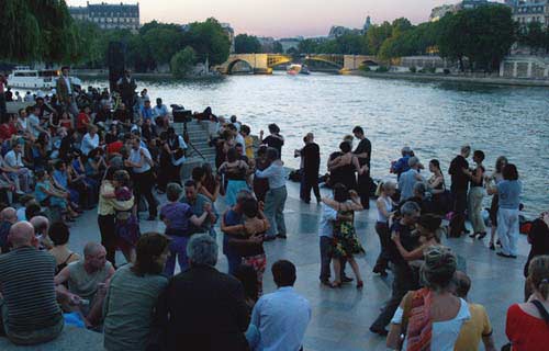 Paris: They dance by the Seine every night...