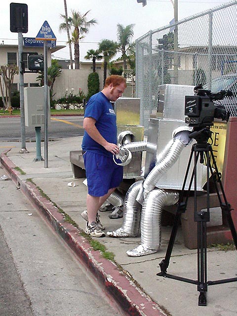 Filming in the Streets of Los Angeles 