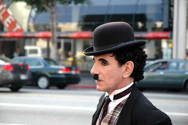 "Charlie Chaplin" on Hollywood Blvd - 2005