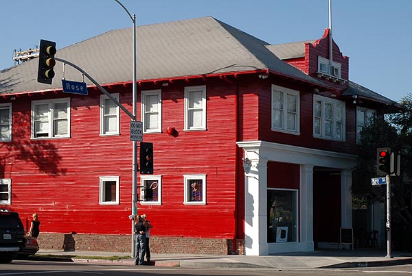 Love at the old red firehouse on Rose Avenue