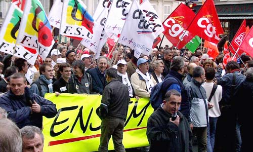 Nationwide strike in France, October 4. 2005
