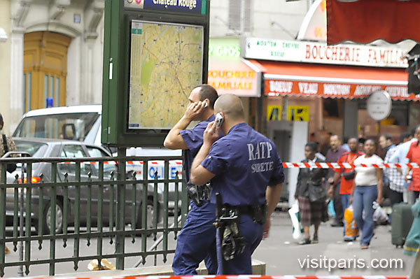 Paris metro fire, Saturday, August 6, 2005