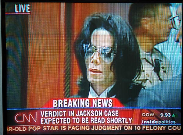 Michael Jackson before the verdict...