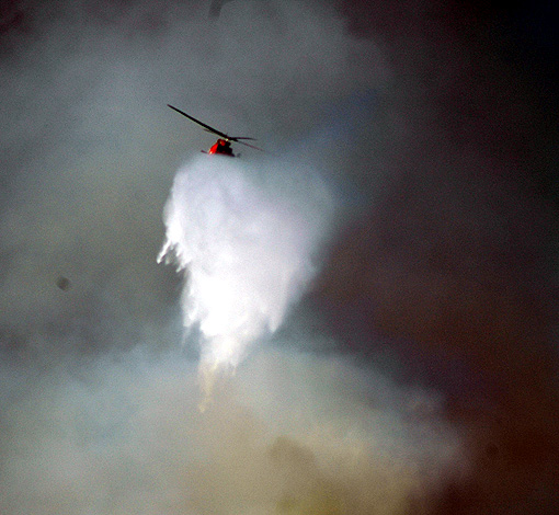 Nichols Canyon fire, August 9, 2005