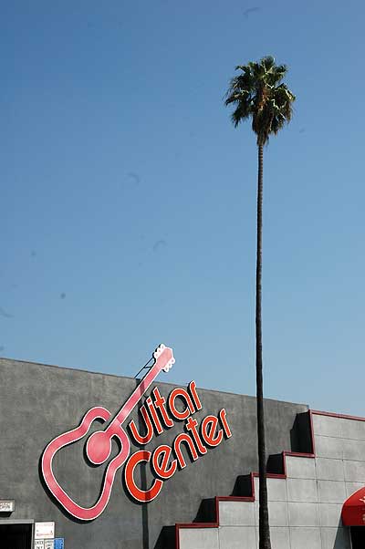 "Guitar Row" on Sunset Boulevard, Hollywood 10/05