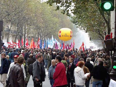 Nationwide strike in France, October 4. 2005