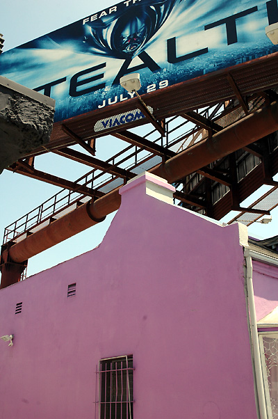 PINK WALL with Stealth Billboard 