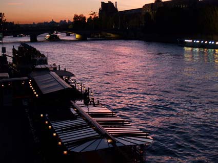 Paris - purple sunset